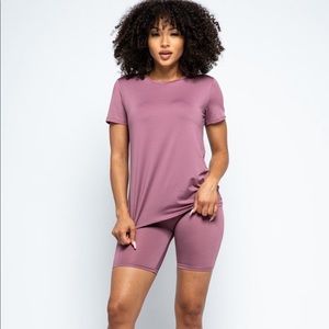 Mauve-Lous Biker Set